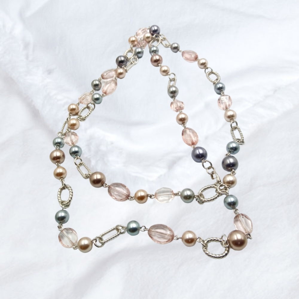 Premier Designs ~ Faux Pearls and Beads Necklace